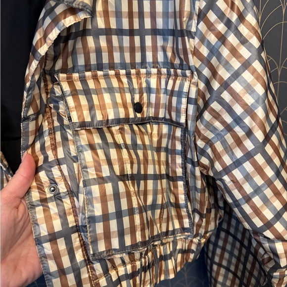 Zara Multicolor Plaid Bomber Jacket - Picture 4 of 7